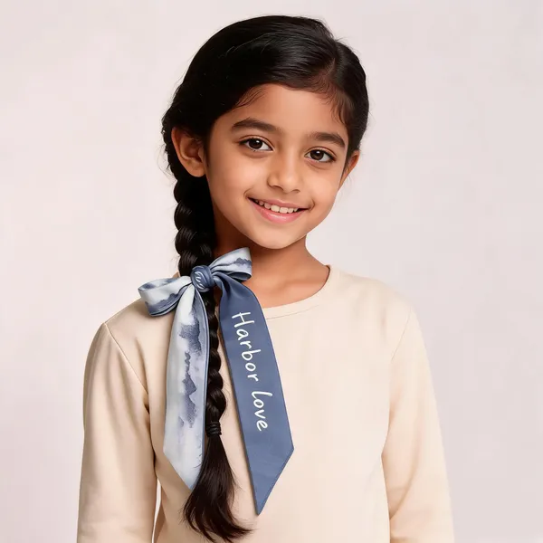 Smoke_Mountain_Blue_Print_Hair_Tie_Scarf