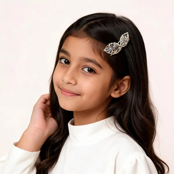 Smokey_Quartz_Crystal_Leaf_Filigree_Hair_Barrette