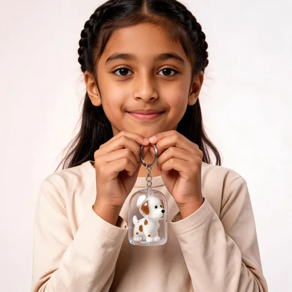 Pet_Dog_Hair_Keychain_Transparent_Capsule_Keepsake