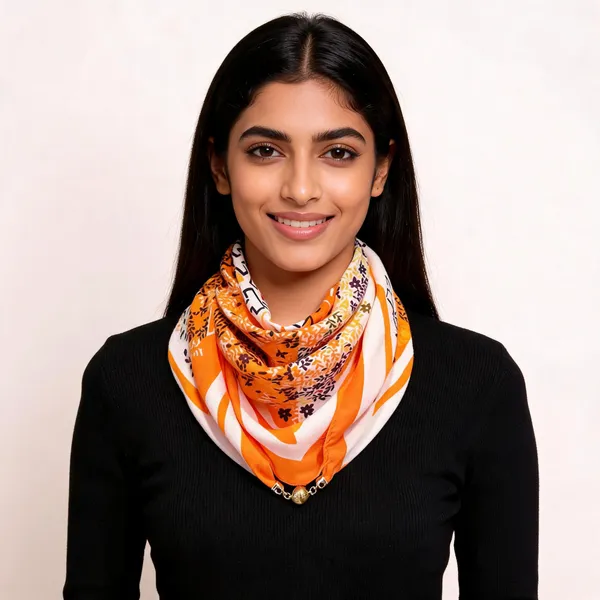 Cotton_Neck_Scarf_With_Magnetic_Lock_Lightweight_Stylish