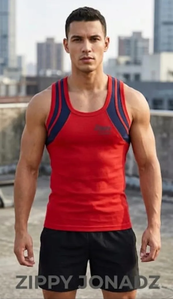 Mens_Microfiber_Modal_Lycra_Truncks_Bright_Red_With_Black_Waistband