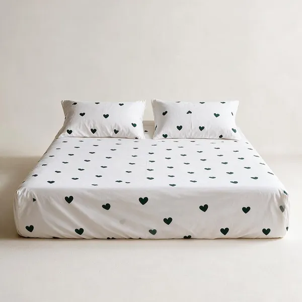 White_Fine_Cotton_King_Size_Bedlinen_For_Home_&_Decor