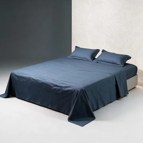 Navy_Fine_Cotton_King_Size_Bedlinen_For_Home_&_Decor
