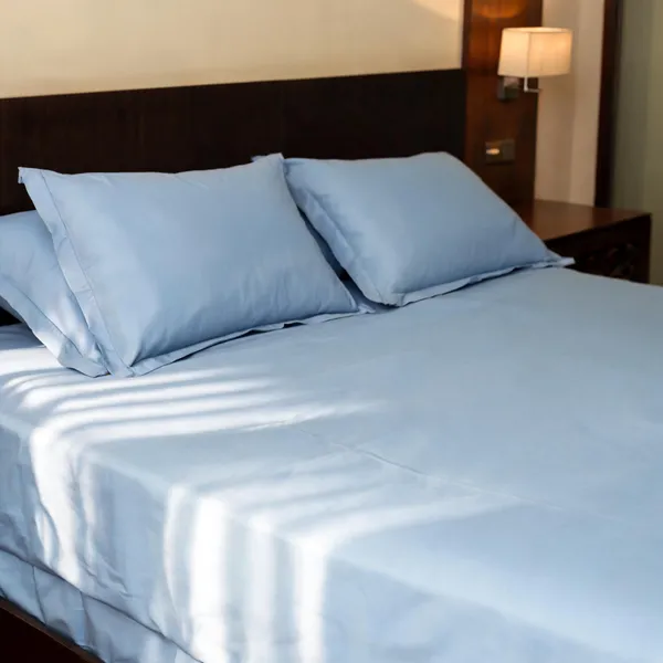Sky_Blue_Fine_Cotton_King_Size_Bedlinen_For_Home_&_Decor