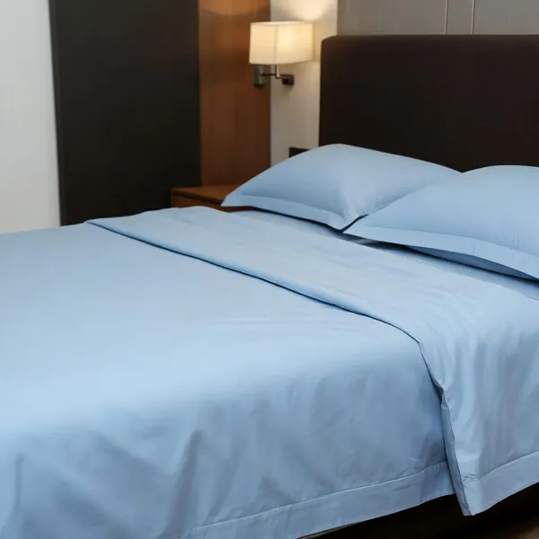 Sky_Blue_Fine_Cotton_King_Size_Bedlinen_For_Home_&_Decor