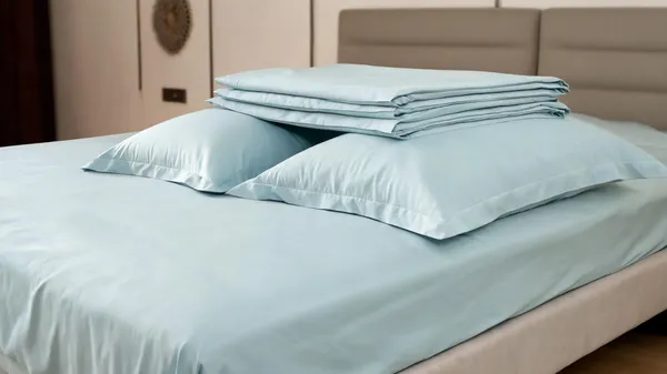 Sky_Blue_Fine_Cotton_King_Size_Bedlinen_For_Home_&_Decor