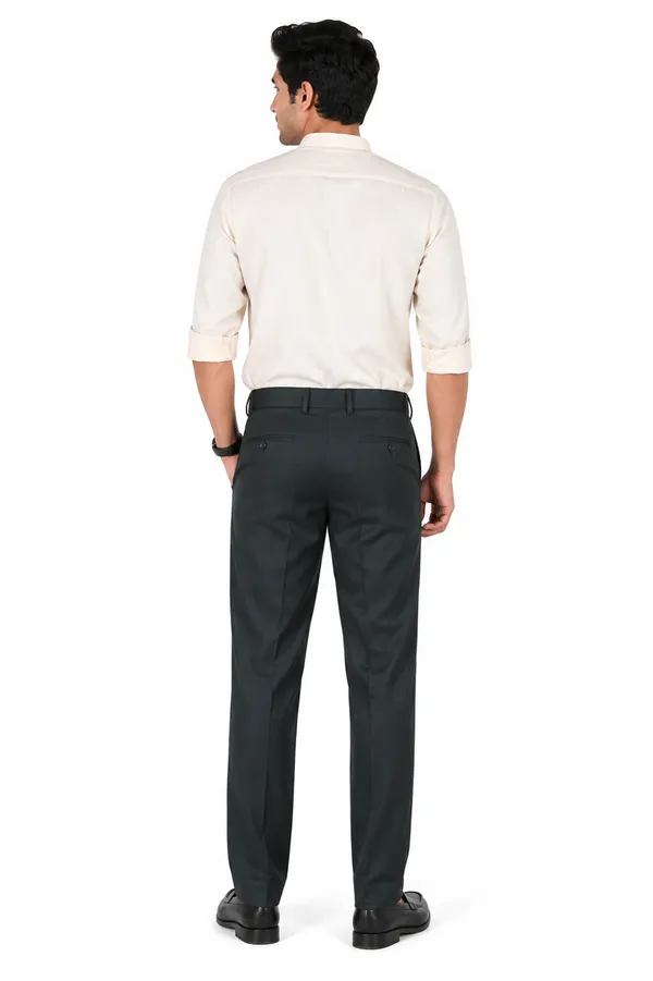 The_DS_Men's_Cotton_Touch_Regular_Fit_Casual_Trouser_|_Solid_Mid_Rise_Casual_Wear_Pant_|_Black