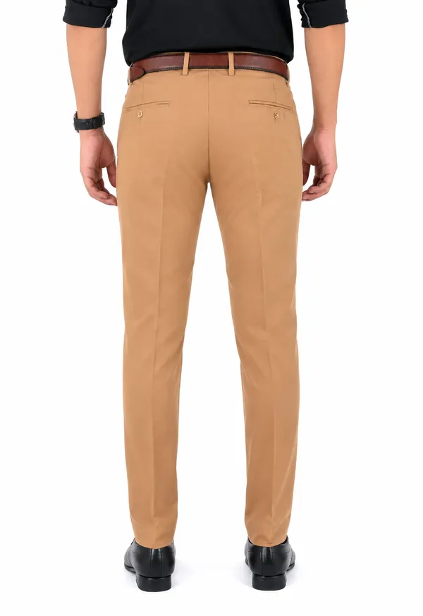 The_DS_Men's_Cotton_Touch_Regular_Fit_Casual_Trouser_|_Solid_Mid_Rise_Casual_Wear_Pant_|_Camel_Brown