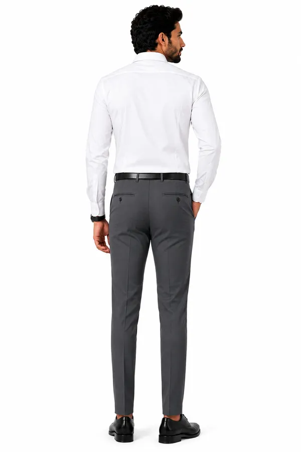 The_DS_Men's_Cotton_Touch_Regular_Fit_Casual_Trouser_|_Solid_Mid_Rise_Casual_Wear_Pant_|_Dark_Grey