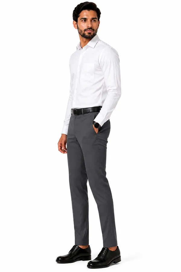 The_DS_Men's_Cotton_Touch_Regular_Fit_Casual_Trouser_|_Solid_Mid_Rise_Casual_Wear_Pant_|_Dark_Grey