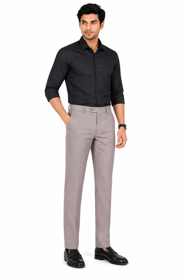The_DS_Men's_Cotton_Touch_Regular_Fit_Casual_Trouser_|_Solid_Mid_Rise_Casual_Wear_Pant_|_Dust_Grey