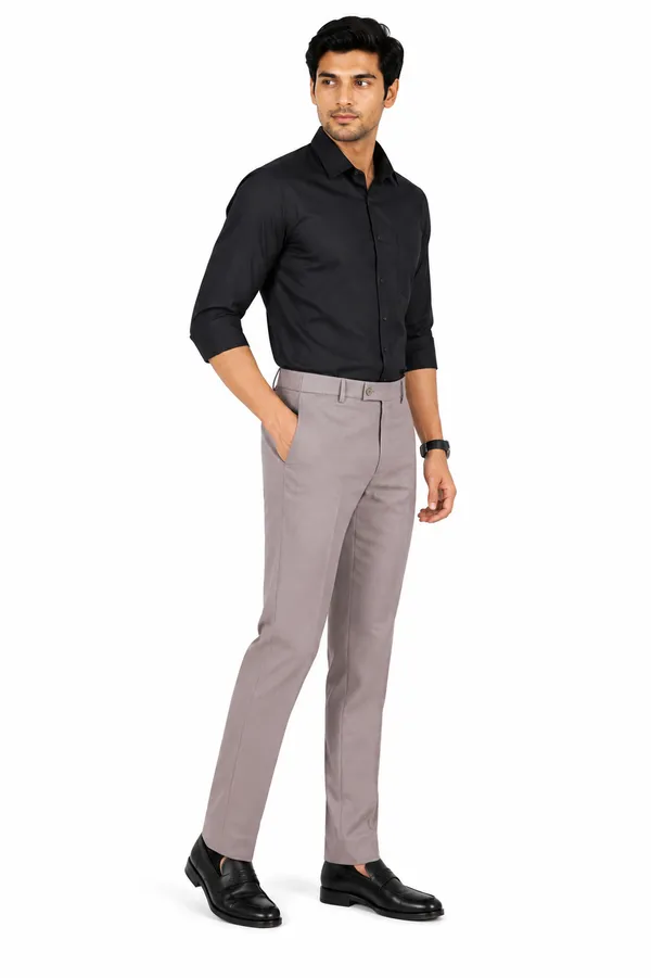 The_DS_Men's_Cotton_Touch_Regular_Fit_Casual_Trouser_|_Solid_Mid_Rise_Casual_Wear_Pant_|_Dust_Grey