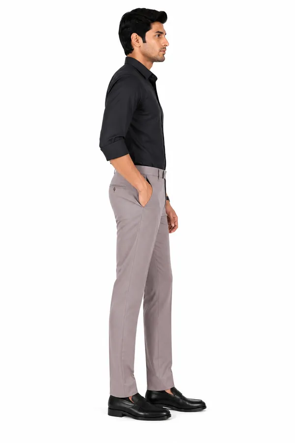 The_DS_Men's_Cotton_Touch_Regular_Fit_Casual_Trouser_|_Solid_Mid_Rise_Casual_Wear_Pant_|_Dust_Grey