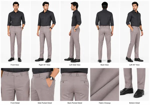 The_DS_Men's_Cotton_Touch_Regular_Fit_Casual_Trouser_|_Solid_Mid_Rise_Casual_Wear_Pant_|_Dust_Grey