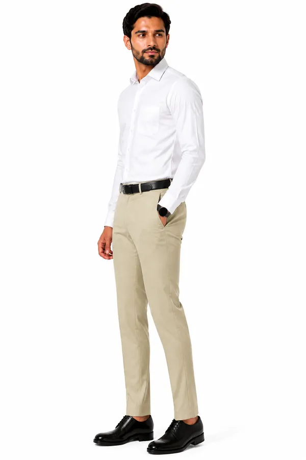 The_DS_Men's_Cotton_Touch_Regular_Fit_Casual_Trouser_|_Solid_Mid_Rise_Casual_Wear_Pant_|_Khaki