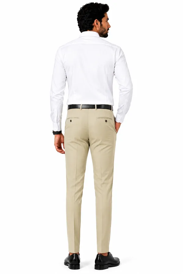 The_DS_Men's_Cotton_Touch_Regular_Fit_Casual_Trouser_|_Solid_Mid_Rise_Casual_Wear_Pant_|_Khaki