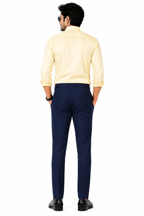 The_DS_Men's_Cotton_Touch_Regular_Fit_Casual_Trouser_|_Solid_Mid_Rise_Casual_Wear_Pant_|_Navy_Blue