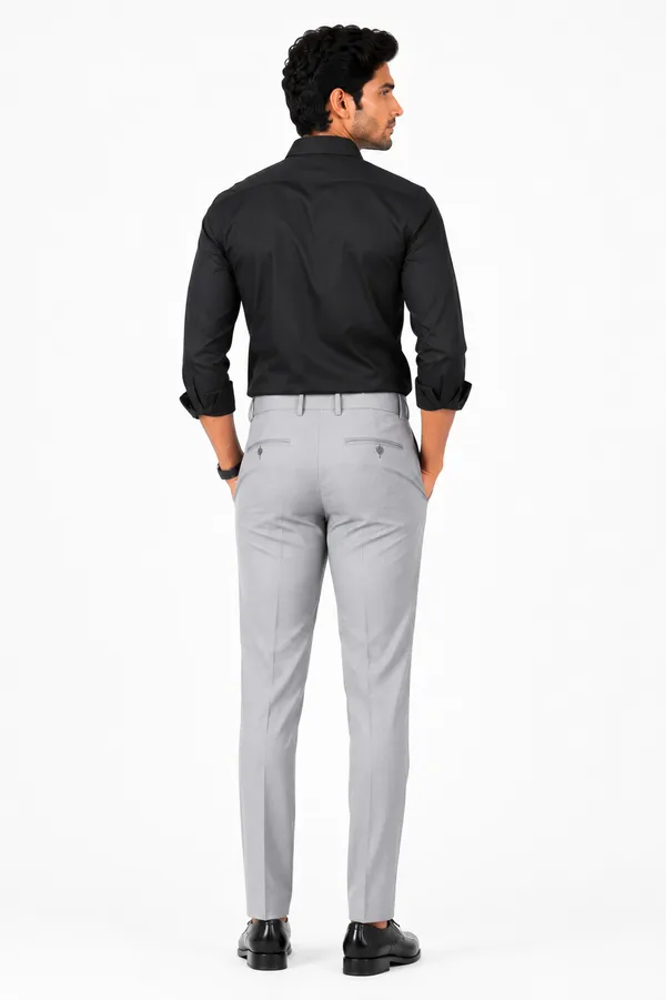 The_DS_Men's_Cotton_Touch_Regular_Fit_Casual_Trouser_|_Solid_Mid_Rise_Casual_Wear_Pant_|_Silver_Grey