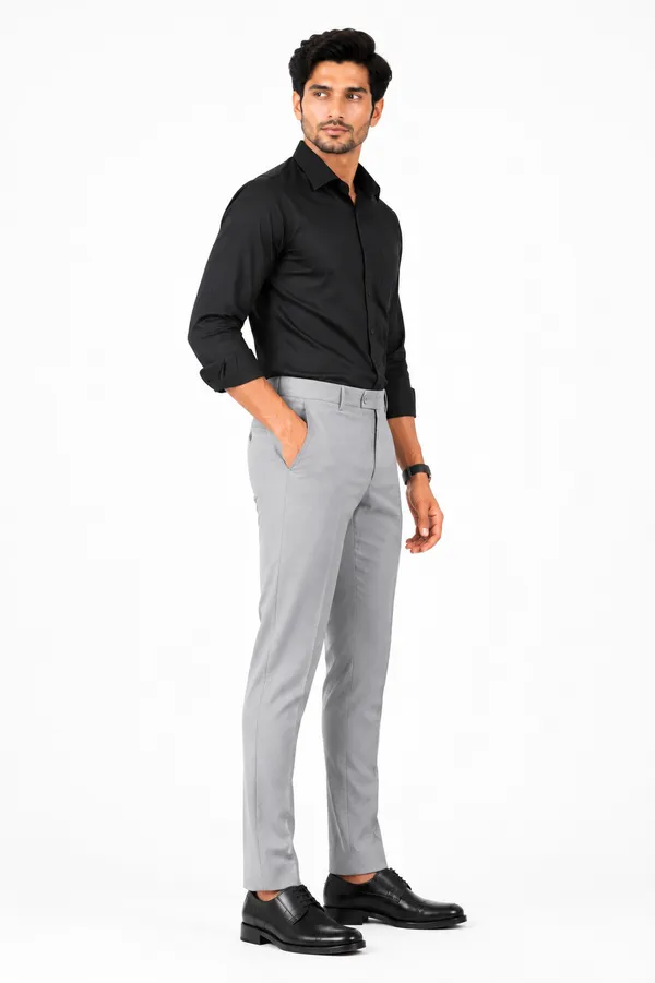 The_DS_Men's_Cotton_Touch_Regular_Fit_Casual_Trouser_|_Solid_Mid_Rise_Casual_Wear_Pant_|_Silver_Grey