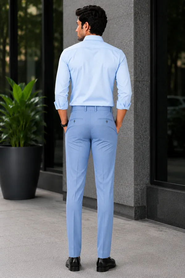 The_DS_Men's_Cotton_Touch_Regular_Fit_Casual_Trouser_|_Solid_Mid_Rise_Casual_Wear_Pant_|_Sky_Blue