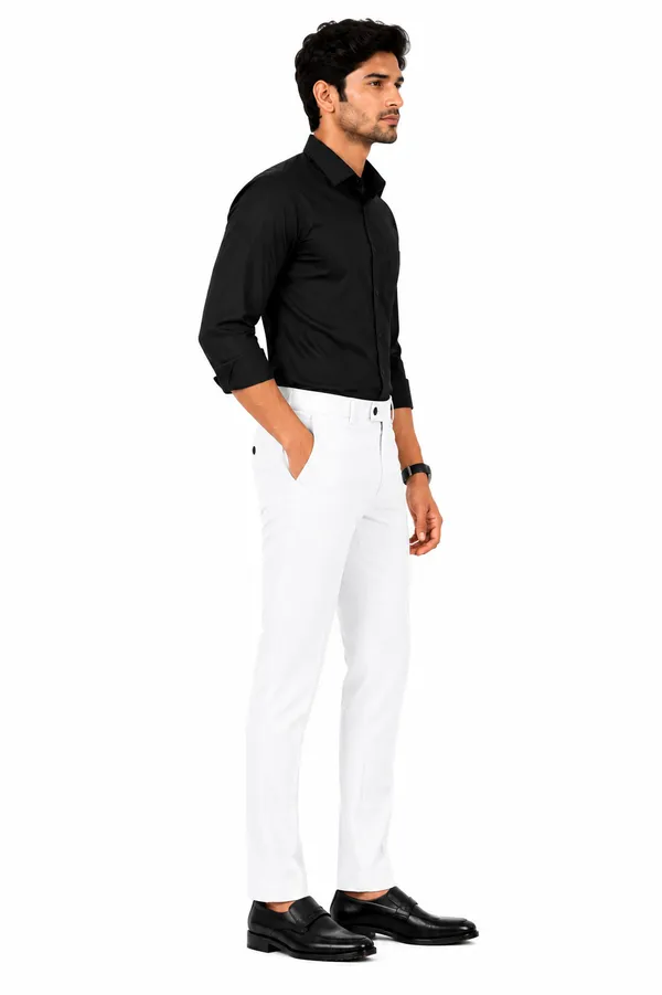 The_DS_Men's_Cotton_Touch_Regular_Fit_Casual_Trouser_|_Solid_Mid_Rise_Casual_Wear_Pant_|_White