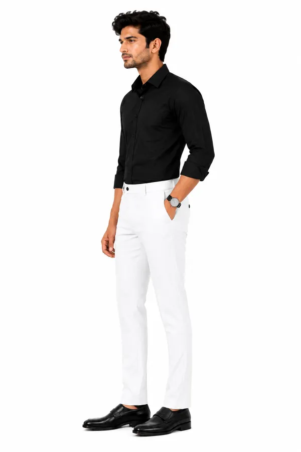 The_DS_Men's_Cotton_Touch_Regular_Fit_Casual_Trouser_|_Solid_Mid_Rise_Casual_Wear_Pant_|_White