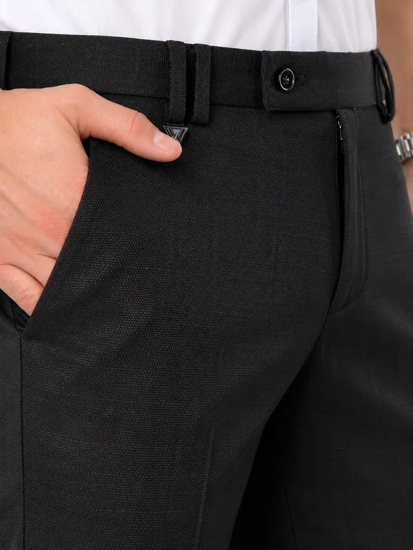 The_DS_Men's_Linen_Lycra_Regular_Fit_Casual_Trousers_|_Solid_|_Mid