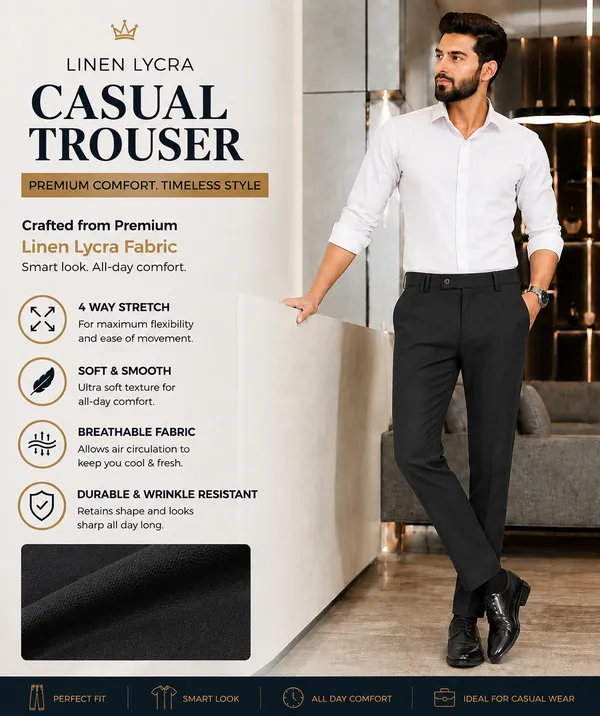 The_DS_Men's_Linen_Lycra_Regular_Fit_Casual_Trousers_|_Solid_|_Mid