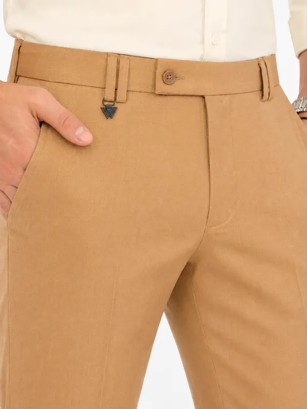 The_DS_Men's_Linen_Lycra_Regular_Fit_Casual_Trousers_|_Solid_|_Mid