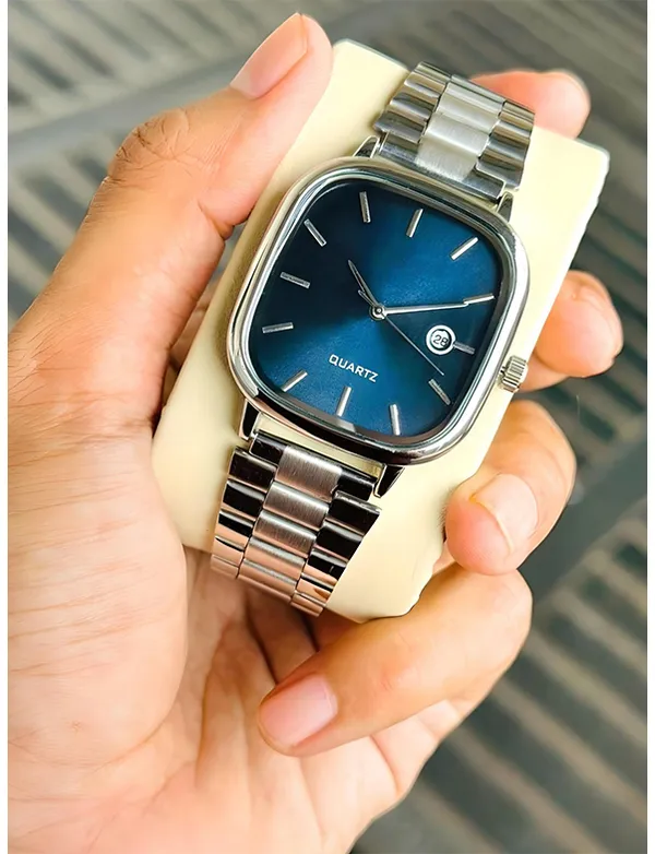 Silver_Metal_Bracelet_Square_Analog_Watch_for_Adults