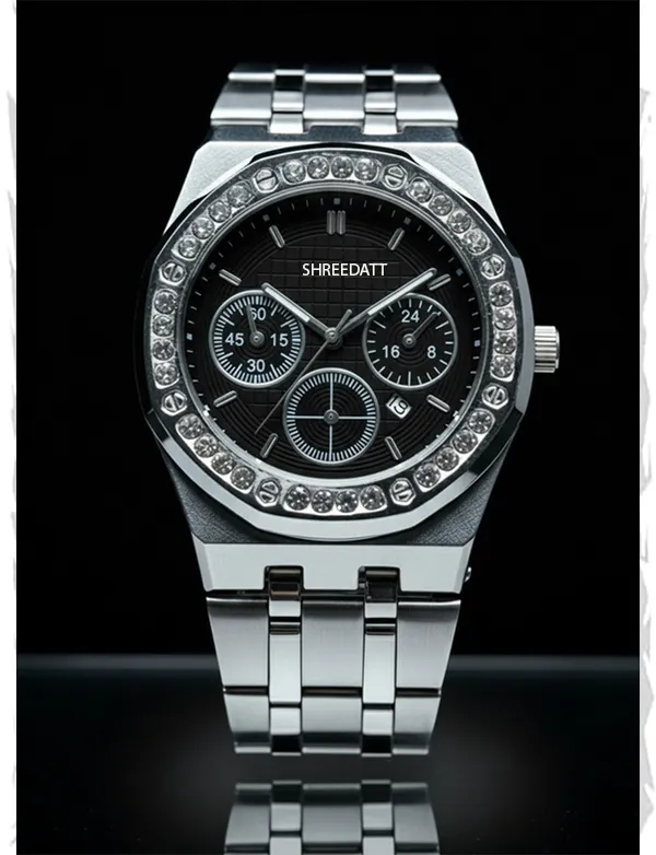 Silver_Metal_Chronograph_Watch_for_Men
