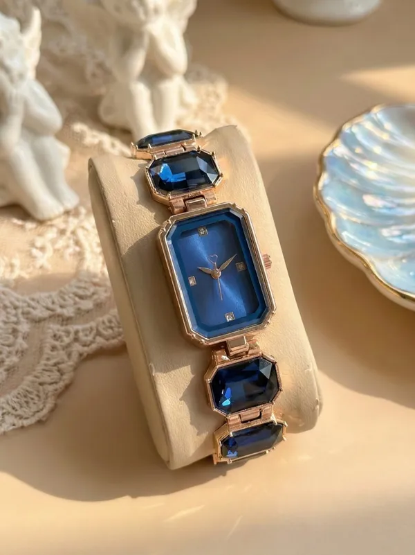 Blue_Analog_Crystal_Bracelet_Watch_for_Women
