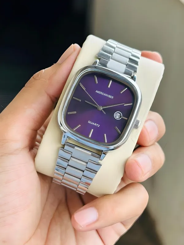 Silver_Metal_Purple_Dial_Quartz_Watch_for_Men