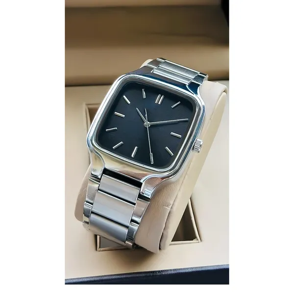 Silver_Metal_Rectangular_Watch_for_Unisex