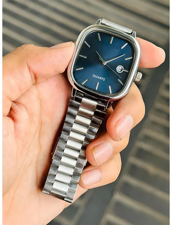 Silver_Metal_Bracelet_Square_Analog_Watch_for_Adults