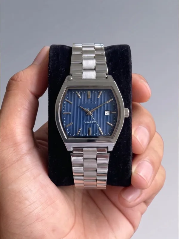Silver_Tone_Rectangular_Quartz_Watch_for_Men