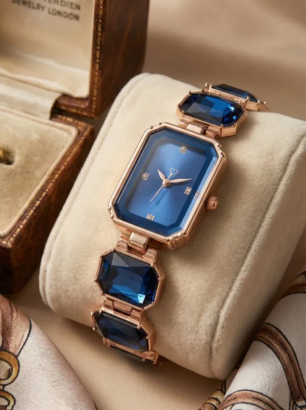 Blue_Analog_Crystal_Bracelet_Watch_for_Women