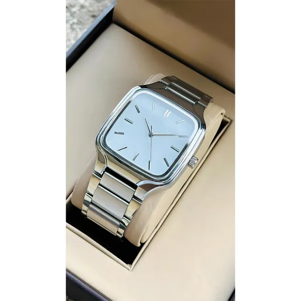 Silver_Tone_Square_Dial_Analog_Wrist_Watch