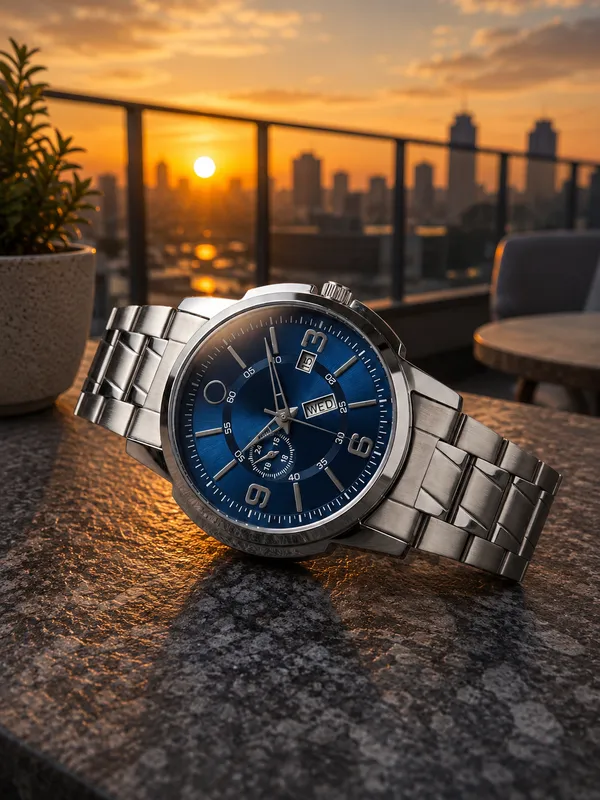 Silver_Stainless_Steel_Chronograph_Watch_For_Men