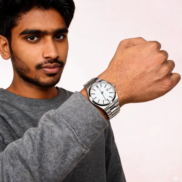 Silver_Metal_Analog_Watch_For_Men