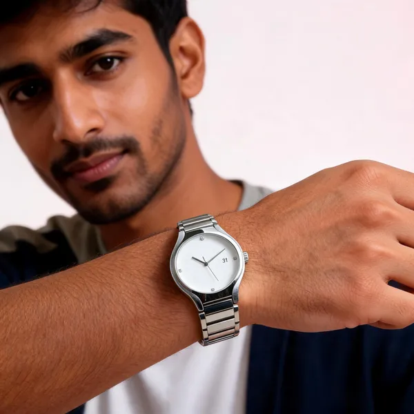Silver_Stainless_Steel_White_Dial_Metal_Bracelet_Analog_Watch_For_Men