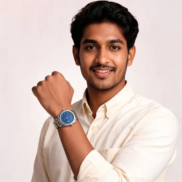 Silver_Stainless_Steel_Blue_Dial_Metal_Bracelet_Analog_Watch_For_Men