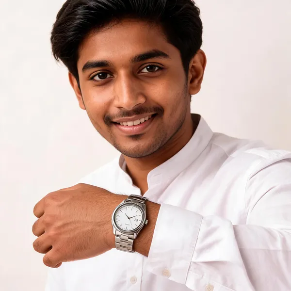 Silver_Stainless_Steel_White_Dial_Metal_Bracelet_Analog_Watch_For_Men