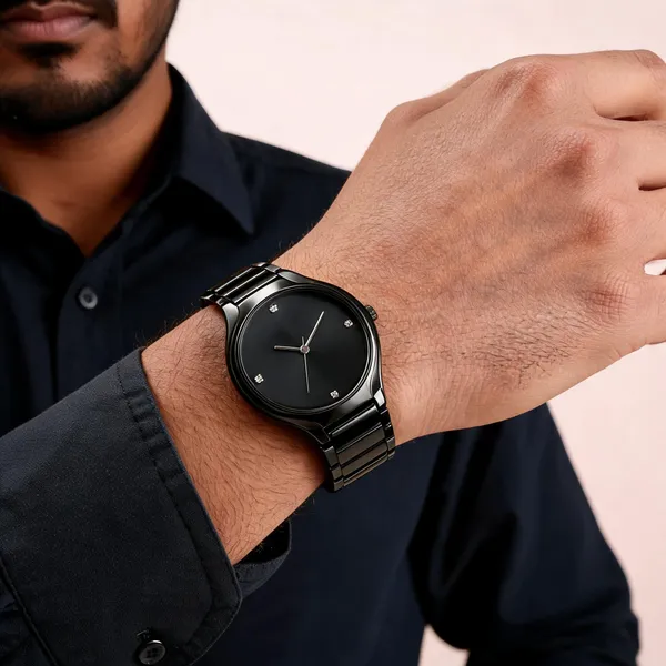 Black_Stainless_Steel_Black_Dial_Metal_Bracelet_Analog_Watch_For_Men