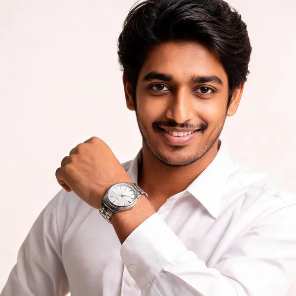 Silver_Stainless_Steel_White_Dial_Metal_Bracelet_Analog_Watch_For_Men