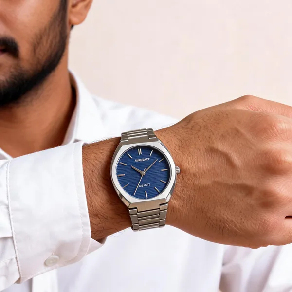 Silver_Stainless_Steel_Blue_Dial_Metal_Bracelet_Analog_Watch_For_Men