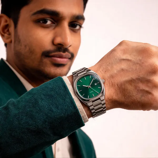 Silver_Stainless_Steel_Green_Dial_Analog_Watch_For_Men