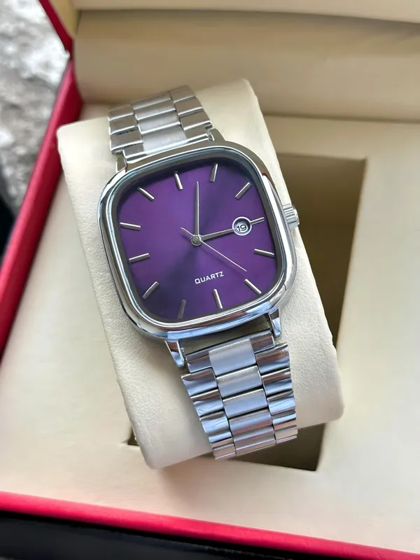 Silver_Metal_Purple_Dial_Quartz_Watch_for_Men