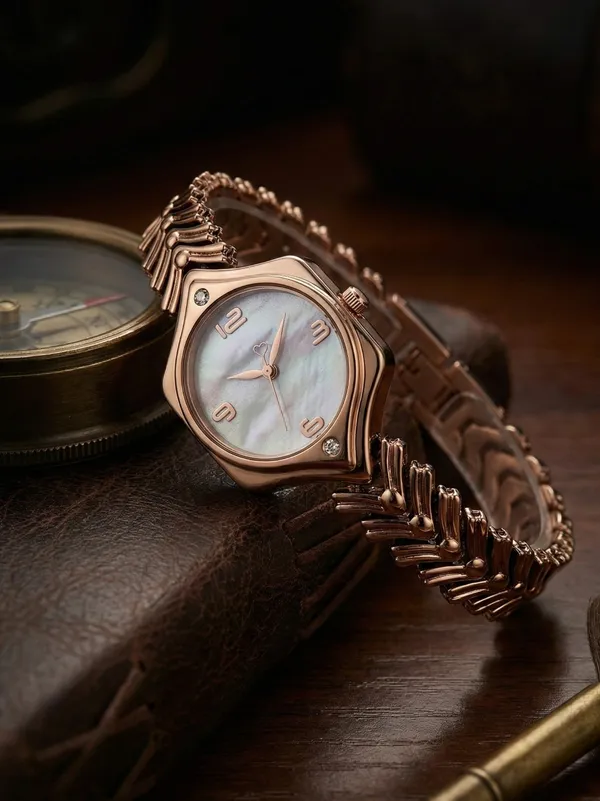 Rose_Gold_Tone_Bracelet_Analog_Watch_for_Women