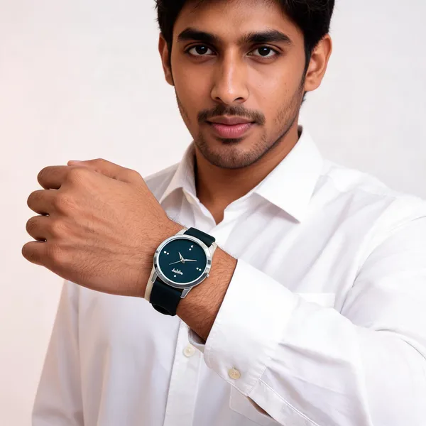 Black_Silicone_Strap_Blue_Dial_Analog_Watch_For_Men